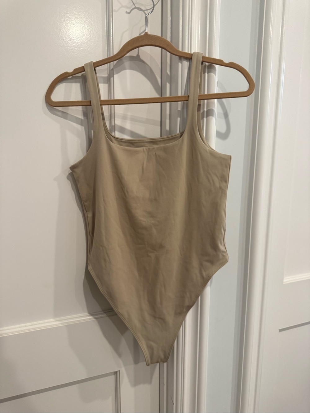 PacSun Beige Square Neck Bodysuit
